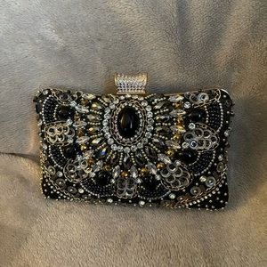 Evening clutch / chain Crossbody / chain shoulder bag